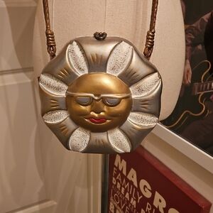Timmy Woods Gold and Silver Sun Mini Bag